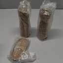 Salt and Pepper Mill Set with Tray, Adjustable Ceramic Grinder Salt Mill, Stainless Steel Grinder Pepper Mill, Acacia Wood, 20.5 cm/ 8 Inch Height, Bottom Dia 6 cm /2.36 inch