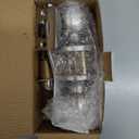 BESTTEN Keyed Entry Door Knob with Lock, Interior and Exterior Door Lock, Standard Ball, Satin Nickel