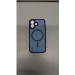 Cufelf Magnetic for iPhone 17 Case(Compatible with Magsafe) Full Camera Protection,2+Full Coverage Screen Protector,Translucent Matte,Military Drop Protection Phone Case,6.3", Blue