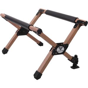 JUNGLELAND Portable Cooler Stand for Camping,Fishing,Outdoor Picnic,Light Weight Folding Frame (Wood Grain Color)