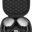 Smart Case for Apple AirPods Max Supports Sleep Mode, Hard Organizer Portable Carry Travel Cover Storage Bag (Black)