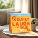 2026 Daily Laughs Calendar: 365 Fresh Jokes with Memo Space on Back  Fun Desk Calendar for Office & Home (DAILY LAUGH)