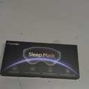 Fygrip 3D Eye Mask Sleep Mask for Men & Women, 100% Pressure-Free & Light Block-Out Eye Mask for Sleep with Easy Adjustable Strap, Night Eye Cover for Travel, Black