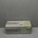 54 IN X 300 FT White Plastic Table Cover Roll with Slide Cutter, Cuts Up to 36 Rectangle 8 Feet Disposable Plastic Table Cloths, Disposable Table Cover Roll for Dining, Parties, BBQ, Wedding, Outdoor