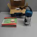 TwoWin Router Tool, 110V 800W Compact Wood Router Tool for Woodworking, Electric Hand Trimmer 1/4" Collets Palm Wood Router Tools Laminate Trimmer + Tungsten Carbide Router Bits 15-Piece Set