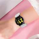 5 pack Stretchy Nylon Watch Bands Compatible with Samsung galaxy watch active 2 bands 40mm 44mm/Active 40mm/Galaxy Watch 3 41mm/Galaxy Watch 42mm/Gear S2/Galaxy Watch 4 5 6 7 20mm Wristband (White/Wine-Red/Pink/Green Arrow/Multicolor)