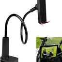 Golf Cart Tablet Holder, Length Adjustable/360 Rotatable Golf Cart Pole Stand Clamp for iPad Pro 11 12.9, Galaxy Tab, 4-12.9'' Devices, Heavy Duty Golf Tablet Phone Mount, Square Clip