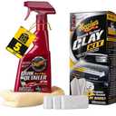 Meguiar's G191700 Smooth Surface Clay Kit, Safe and Easy Car Claying for Smooth as Glass Finish
