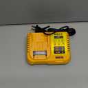 DCB112 Charger Repalcement for Dewalt 12v/20v Battery Charger Compatible with Dewalt 12v/20v Max Battery DCB200 DCB203 DCB125 DCB107 Yellow