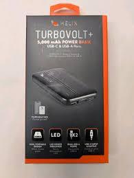 Helix Power Bank Turbovolt+ 5000mAh 3-Port Portable