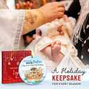 Christmas Baptism Ornament 2025 - Noah's Ark Baptism Gifts for Baby, Boys, Girls, Christening Gifts for Son, Daughter - Ceramic Religious Godchild Ornament from Godparents Hanging Decorations