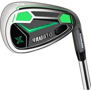 Yamato Golf Iron Individual or Complete Golf Iron Sets 5 6 7 8 9 PW Driving Irons 2 3 4 Right Handed Premium Golf Irons for Men High Performance (Stainless Steel Shaft)
