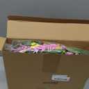 Hotop 2 Pcs Spring Summer Door Wreath for Front Door 22'' Artificial Daisy and Lavender Floral Wreath with Green Leaves Jasmine Orchid Flower for Indoor Outdoor Home Wedding Farmhouse Window Decor