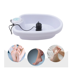 Ionic Foot Bath Detox Machine, Portable Foot Detox Machine Ion Cleanse Bath System with Stroage Bag, 100 Spa Liners, Spa at Home Detox