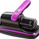 Vacuum Cleaner, Mattress Vacuum Cleaner, Bed Vacuum Roller Brushes for Pet HairPurple, Battery Powered, for Pillows Cribs Sofa, beds,Carpet