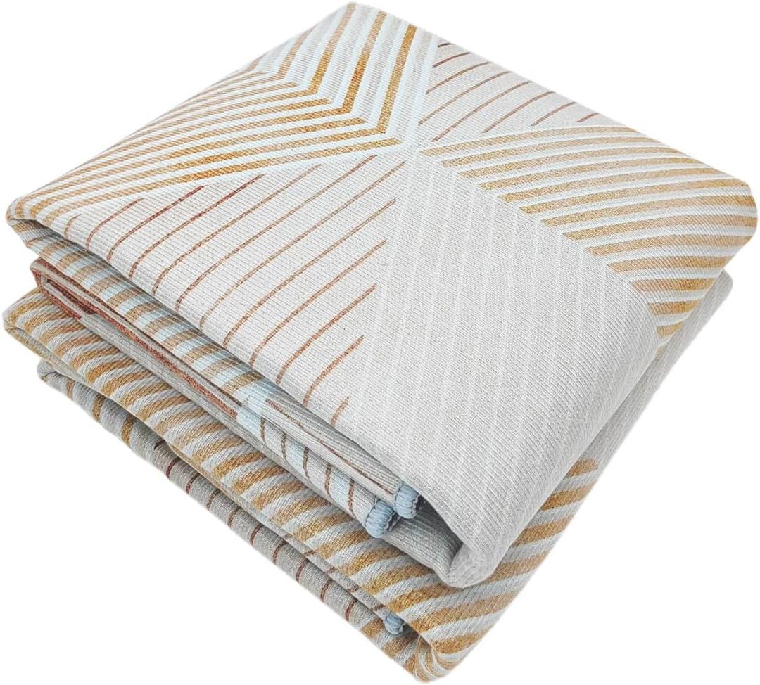 BNOSDM 2 Pack 47" x 31.5" Rabbit Cage Liners Washable Reusable Bunny Rugs for Rabbits, Bunny Floor Mats for Bunnies Chinchillas Cats Guinea Pigs Ferrets
