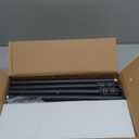 Speaker Stands, Holds Satellite Speakers & Other Small Speakers, Adjustable Height from 33" to 48",Hold up to 6 lbs,HD-718,2 Packs(Black)