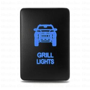 Grill Light Switch for Toyota 5th Gen 4Runner 2010-2024 | 32mm Blue LED Push Button