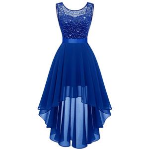 BeryLove Women Homecoming Cocktail Dress Lace Formal Wedding Guest Party (M)