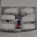 Smoke Alarm Fire Detector,Battery Operated Photoelectric Smoke Detector with Test Button and Low Battery Warning, Fire Alarms Smoke Detectors for Home, 6 Pack