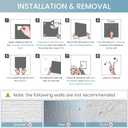 Large Cork Bulletin Board for Wall 36"x24", 6 Pack Felt Slat Wall Panel Tiles with 50 Pushpins, 30 Safe Removable Adhesive Tabs, Decorative Pin Board Tack Board for Office Home School (Beige, 36"x24")