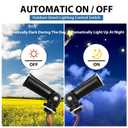 8 Pcs Dusk to Dawn Sensor Photoelectric Switch Photocell Light Sensor for Outdoor Lighting 120V Water Resistant for Wall Porch Yard Outdoor Light, Black