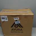 AYURA Retractable Garden Hose Reel 100 ft x 1/2 inch with Pro Metal Shaft, Heavy Duty Automatic Garden Hose Reels with Kink-Free Rewind and Lock at Any Length, Wall Mount Water Hose Reel for Outside (EXP 07/13/26)