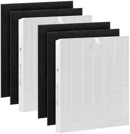 Fylmir AP-1512HH Replacement Filter Set for Coway Airmega AP-1512HH & 200M Air Purifiers – 2 Pack True HEPA Filters and 4 Activated Carbon Pre-Filters, Long-Lasting Air Purifier Filters