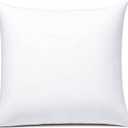 JIEITIVE Throw Pillow Inserts Hypoallergenic Premium Pillow Stuffer Square Form for Decorative Pillow Covers Cushion Set of 1-18 x 18 Inches