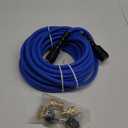 TOOLCY Super Flexible Pressure Washer Hose 50ft, 3400 PSI Kink Resistant Power Washer Hose 1/4 in., Replacement Power Wash Hose with M22 and 3/8" Quick Connection Kit for Gas & Electric