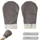 2PCS Waterproof Dementia Restraint Gloves,Anti Scratch Mitts for Elderly,Protective Mitten for Dementia Patients/Adults