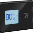 Briidea RV Single Zone Wall Thermostat, Compatible with Dometic 3316250.712, Digital Backlight Screen, Designed for Control All Single Zone Cool Only, Heat Pump & Heat Strip RV Air Conditioners