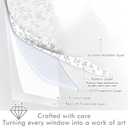 SOMWISE Frosted Window Privacy Film, Day and Night, Static Cling, 23.5X 78.5