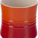 Le Creuset Stoneware Utensil Crock, 2.75 qt., Flame