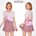 Crossbody bags for Women, Personalized Graduation Gifts, Crossbody purses for women, Small crossbody purses, purple purse for Girls Teen, Chest bag, Best Gifts for highschool (purple-Q)