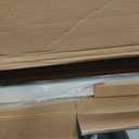 Tribesigns Modern Walnut/White 55" Heavy Duty Computer Desk, Study & Work Desk, 23.6"D x 55.1"W x 29.5"H, Z-Shaped Metal Legs, 330 lbs Capacity