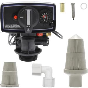 5600 Ablandador de agua Temporizador de 12 das Vlvula de control de temporizador para 9 ''-11 '' de dimetro Filtro de agua Suavizante Tanque de resina con hilo fino