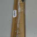 Standard Decorative Window Curtain Rods 30 to 88 Inch,5/8 Inch Diameter Small Curtain Rod Set, Heavy Duty Drapery Rods with Brackets Brown