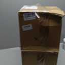 Teenyyou 2 Pcs Rattan Trash Can and Tissue Box Cover Set, Log Color
