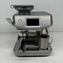 Breville the Barista Touch Impress Espresso Machine with Grinder & Milk Frother, Espresso Maker with Assisted Tamping, Cappuccino & Latte Machine for Home, BES881BSS, Brushed Stainless Steel