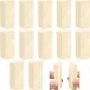 Copkim 24 Pcs Outdoor Curtain Weights Heavy Outdoor Waterproof Curtain Magnets Flag Weight Magnetic Weight for Home Decor Shower Outside Curtains Tablecloth Flag Tablecloth to Stop Wind (Beige)