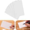 300 PCS Blank Index Cards Flash Cards for Studying Business 3.5x2 inches Card Stock Paper Round Corner Blank Kraft Paper Note Card (White