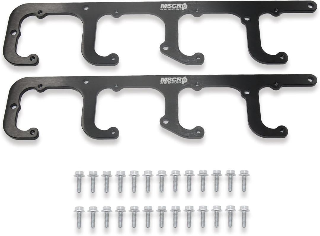 Coil Brackets Valve Cover LSX Swap Truck For D581 D514A D510C 12558693 LS1 LS3 LS2 LQ4 LQ9 5.3L LS Square (D581 D514A D510C 12558693)