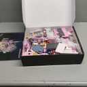 Pink Palace House Building Set with Lights, Halloween Haunted House Blocks Toy, Halloween House Kit for Kids Adults, Compatible with Lego, Christmas for Girls and Boys, Aged 8+ (1349PCS)