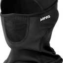 Kids Balaclava Ski Mask with Breathable Holes, Windproof Fleece Full Face Mask for Cold Weather Boys Girls (Black)