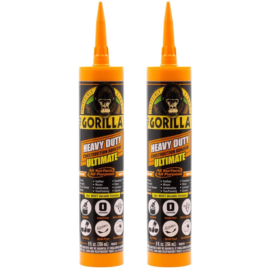 Gorilla Construction Adhesive (2 - Pack)