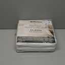 Mueller UltraTemp 6 PC Queen Sheet Set - Ultra-Soft Luxury Series, Cooling & Breathable Hotel Luxury Bed Sheets, Deep Pocket Wrinkle-Free Oeko-TEX, White