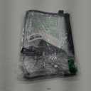 Bagenius Clear Purse Stadium Approved Clear Bag with Removable Straps for Work Sporting Events and Concert (Black)