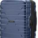 BAGSMART Carry On Luggage 22x14x9 Airline Approved with Spinner Wheels,Lightweight 20 Inch Luggage with TSA Lock,Expandable Hard Shell Carry On Suitcases for Men Women,Dark Blue