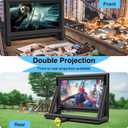 Estgora 19FT Inflatable Projector Screen for Outside, Blow Up Movie Screen Outdoor, Inflatable Movie Screen with Air Blower, Front & Rear Projection Screens for Outdoor Movie Night Backyard Pool Fun